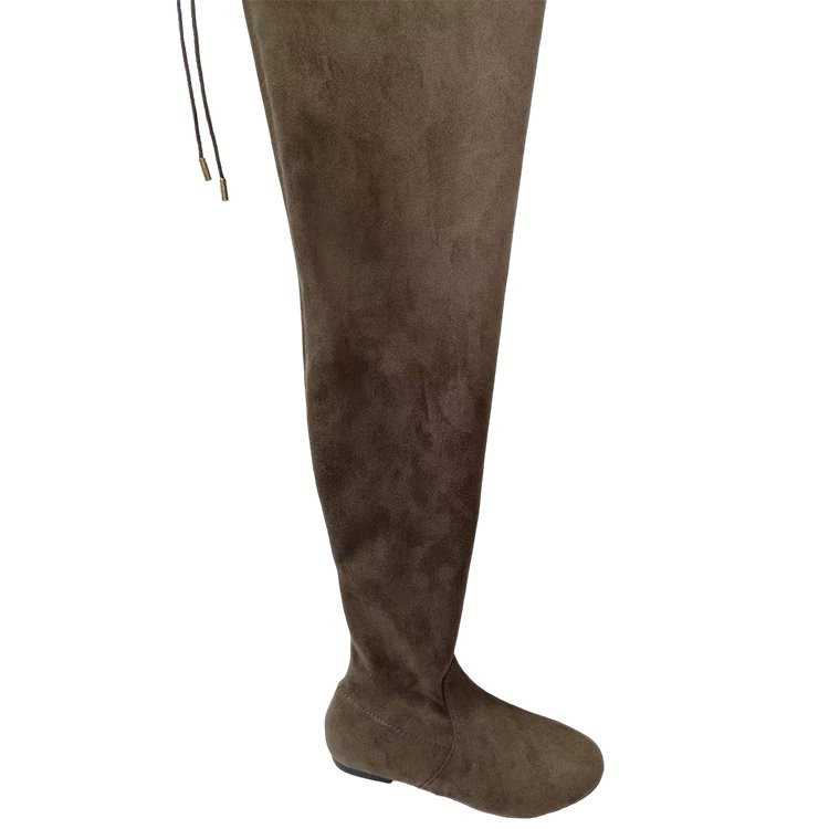Löng stígvél úr leðri fyrir konur